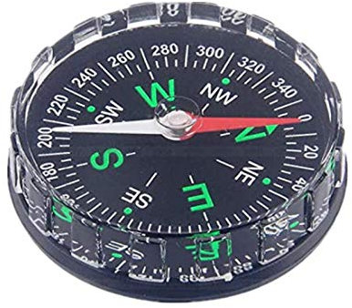 Hiking Compass,Compass Hiking,Compass for Hiking,Mini Pocket Compass, Portable Survival Compass Professional Button Compass Navigational Tool for Hiking Cam Boating Backpackin