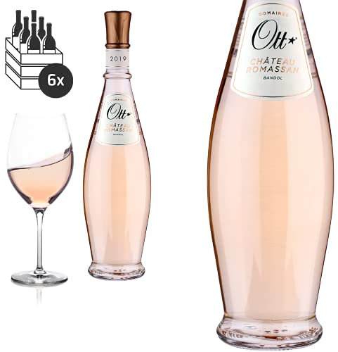 6er Karton 2019 Bandol Rosé Château Romassan von Domaines Ott - Roséwein