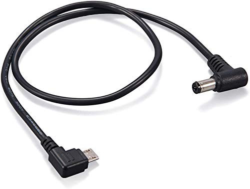 Eonvic Câble d'alimentation micro USB vers prise jack 2,1 mm pour moteur Tilta Nucleus Nano