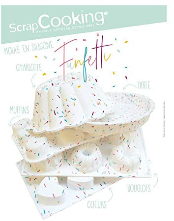Scrapcooking Moule Silicone 12 Muffins - TURQUOISE