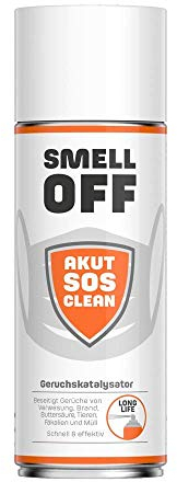 SMELL OFF Long Life Geruchsneutralisierer 300 ml - ergiebiger & effektiver Geruchsentferner zur nachhaltigen Geruchsbeseitigung von organischen Gerüche jeglicher Art