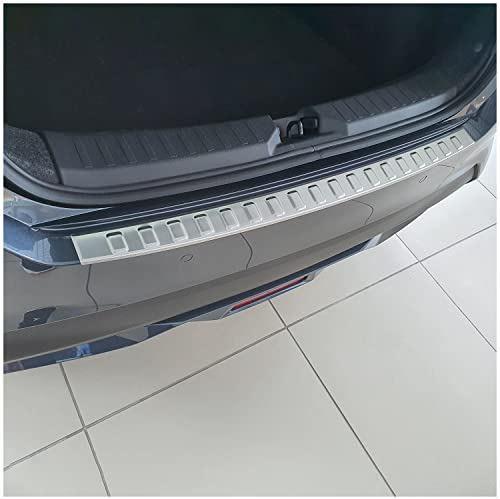 tuning-art L412 Edelstahl Ladekantenschutz passend für Nissan Micra V K14 2017-, Farbe:Silber