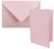 25x DIN B6 Faltkarten Set mit Umschlägen in Rosa - 120 x 170 mm - ideal für Einladungskarten, Hochzeit, Taufe, Kommunion, Konfirmation - Marke: FarbenFroh