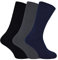 THMO Thermo Socken Bambus für Winter Herren und Damen | Warm Schwarz Thermosocken (43-45, Black Navy Grey)