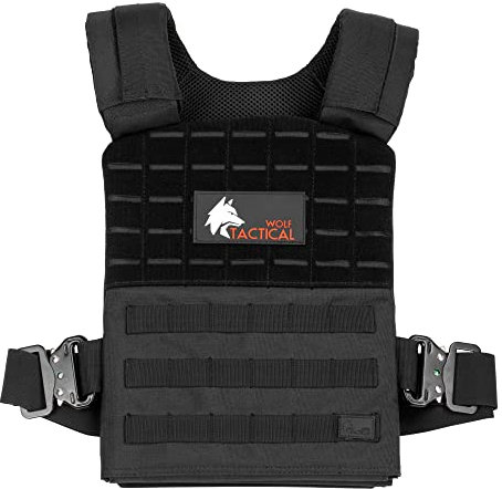 WOLF TACTICAL Gewichtsweste mit Schnellverschluss, für Herren, Workout-Weste, Krafttraining, Gewichtswesten, Gewichtsweste, Herren