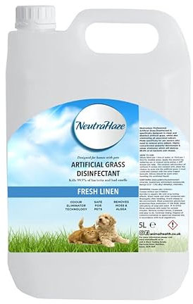 Fresh Linen - NeutraHaze Professional Artificial Grass Cleaner - The Science Of Odour Control (5 Litre)