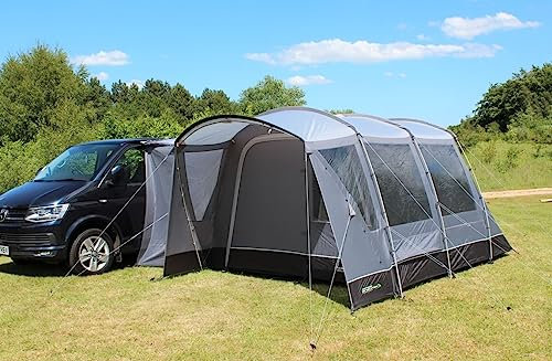 Outdoor Revolution Cayman Curl XLE Poled Low Drive-Away Awning