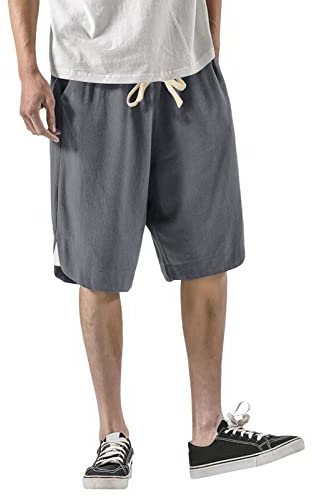 Pantalon+Cargo+Homme - Short décontracté à Lacets en Coton et Couleur Unie pour Hommes Gadget Homme High Tech