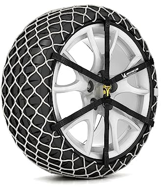 MICHELIN EASY GRIP Limited 18 | Schneekette Auto Textilschneekette 2 Stück | Reifen Schneekette Ultraleistungsfähig | Einfache Handhabung