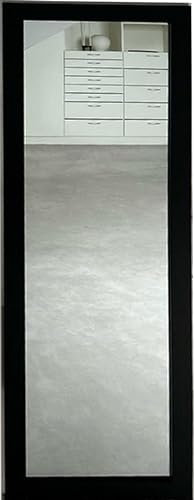 Your-Homestyle Ganzkörperspiegel Wandspiegel Kathi 40 x 130 cm Holz Eiche mit Rahmen (schwarz)
