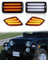 FetonAuto Switchback Amber White LED Side Marker Lights Stoßstange Blinker Lampen Kits für 1997-2006 Jeep Wrangler TJ, geräuchert Len 4pcs
