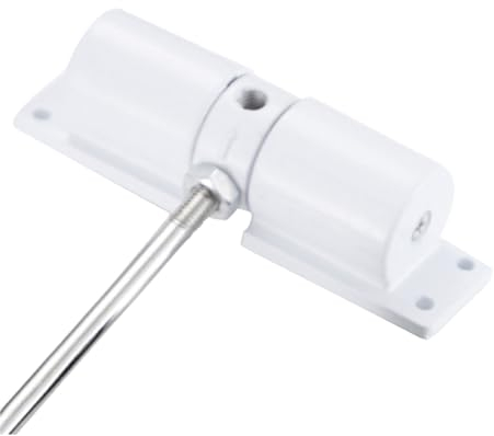 EQQHJL Automatische Türschließung Türschließer, leise, einstellbar, automatischer Türschließer for Zuhause, Garage, Schuppen, Garten, Türschließer, montierter Türöffner mit Doppelfed