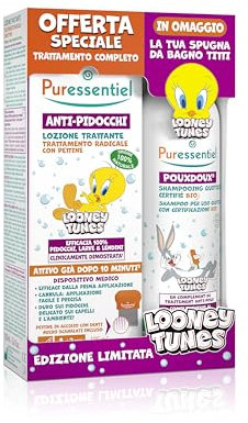 Coffret anti-poux Looney Tunes lotion traitante 100ml + shampoing 200ml