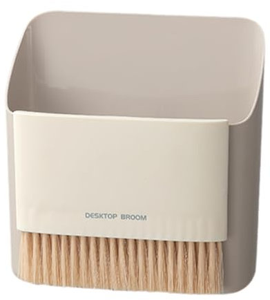 JAWSEU Mini Table Broom, Dustpan and Broom Set, Plastic Mini Dustpan and Dustpan Set Portable Mini Broom and Dustpan Set Soft Cleaning Tool Dustpan for Office