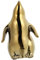 MAGICLULU 1Stück Mini Pinguin Ornament Keramik Dekoration für Schreibtisch Zuhause Accessoire Wohnakzente und Geschenkidee