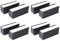 Goufride Porta Etichette Magnetico 4X1,57 Pollici 80 Confezioni C Channel Bianca Paper Cards Pellicola Protettiva Forte Magnete Disordine Rimovibile