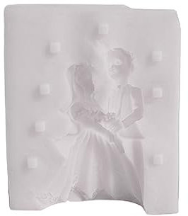 Stampo in silicone per matrimoni in resina epossidica stampi per la sposa e lo sposo profumato per la fabbricazione di gesso