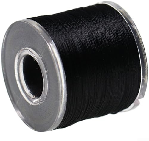 TDCuizent Filo di nylon da 60-70 m per costruzione e riparazione di canne da pesca, anello guida per legatura, ad alta resistenza e resistenza all'usura, per progetti di restauro di canne fai da te (2