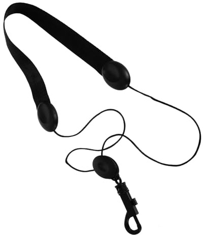 Healeved Klarinettengurt Nylon mit Kunststoffverschluss Verstellbarer Saxophon Nackengurt für Schüler und Profis Strapazierfähiger Tragegurt für Altsaxophon und Klarinette Komfortables