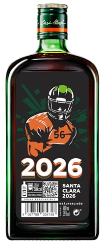 Jägermeister SUPER BOWL 2026 – 0,7l Premium Kräuterlikör - 35% Vol. | American Football Limited Edition – 56 erlesene Kräuter – Kalt mazeriertes Elixier – Im Eichenfass gelagert