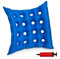 SZETOSY Goodchanceuk Medizinische aufblasbare Matratze – Mobilität, aufblasbares Kissen, 40 x 40 cm, PVC, Anti-Dekubitus, Luftsitzmatte für längeres Sitzen – Rollstuhl mit kostenloser Pumpe, Blau