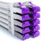 deleyCON 10x 2m CAT7 Cable de Red - 10 Gigabit - Cable de Conexión RJ45 Cable Ethernet (Cobre, Blindaje SFTP PiMF) - LAN DSL Switch Módem Router Patch Panel CAT7 CAT6 CAT5 - Blanco