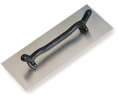 Taloche Aluminium Mondelin – Plateau léger en aluminium pour plâtres allégés – Poignée plastique ergonomique – Outil de maçonnerie professionnel