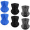 Xniral 6 STK Nahtlose Bandanas Multifunktionstuch Elastische Halstuch Schlauchtuch (one size, X)