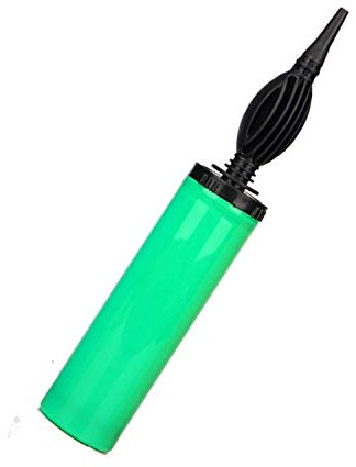 Magnolia Balloon Pump, Inflator Balloon Pump Hand for Balloon Arch Kit, Helium Balloons, Party Balloons Foil & Confetti Balloon Garland, Double Action Inflator for Fitness & Yoga Ball, Green