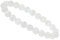 ELEDORO Handgefertigtes Edelstein Perlen Stretch Armband - Echte Steine 8mm (Selenit AAA-Grade)