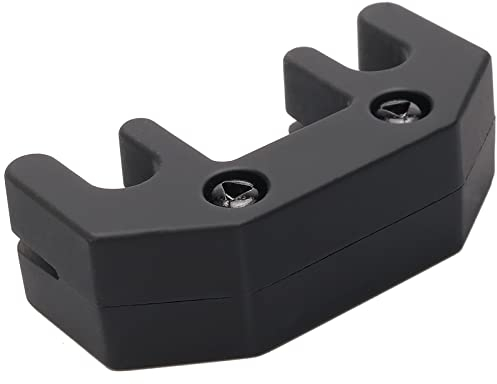 Unxuey Violine Schalldämpfer, Gummierter Metall Übungsdämpfer Teile für Violine/Viola, Schwarz