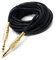 DRUT 10m 6.35mm Male to 6.35mm Male Stereo Audio Cable 1/4 TRS Connectors For Professional Music Instruments & Home Audio 33ft Black Gold Connectors