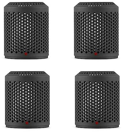 4PCS Hair Dryer Dustproof Universal Filter Cover for Dyson HD01 HD03 HD08 HD15, Detachable Hair Dryer Outer Strainer Magnetic Filter Cage Replacement Parts