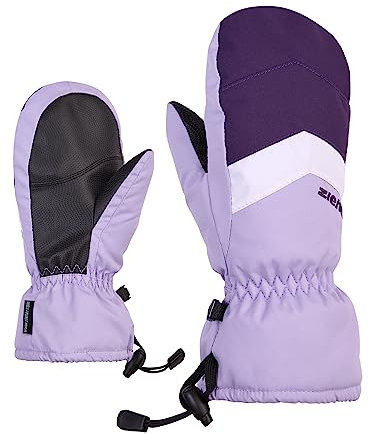Ziener Kinder LETTERO Ski-Fäustling/Wintersport | wasserdicht atmungsaktiv, Sweet Lilac, 3,5