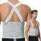 NEOtech Care Soporte lumbar con correas - Ajustable - Correas de hombro desmontables - Gris (XL)