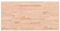vidaXL Waschtischplatte, Multifunktional Arbeitsplatte mit 4 abgerundeten Ecken, Waschtischkonsole Tischplatte für Badezimmer, Holzplatte Platte Badmöbel, 100x50x4 cm Massivholz Buche