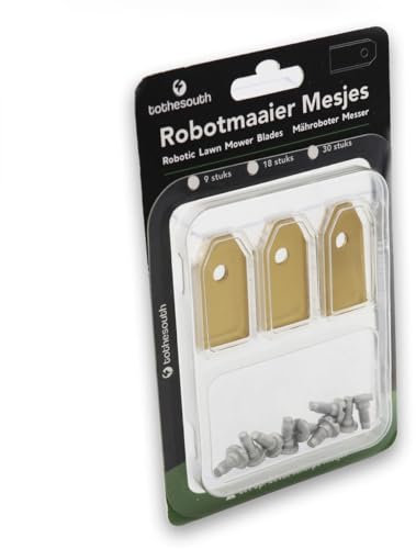 30x To the South® Mähroboter Klingen Titan passend für McCulloch ROB R800-30 Stück