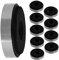 Hemobllo Easy Install Speaker Isolation Feet 10 Pack for Amplifier Audio Equipment Furniture Legs Sound Enhancer