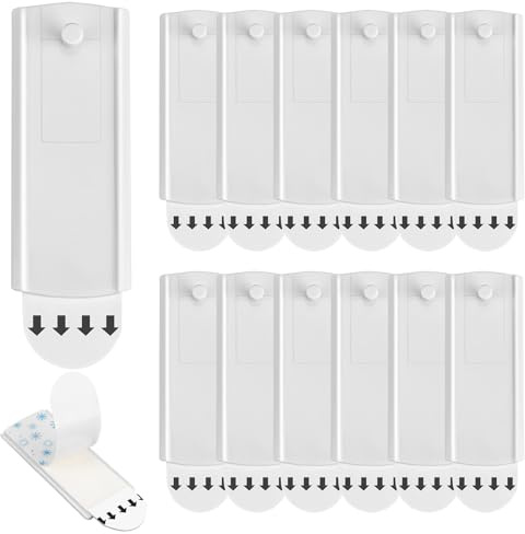 12Pcs Accroche Tableau Sans Percer, Grand Accroche Universelle Adhésive pour Tableaux, Forte Capacité de Charge, Bandes de Suspension Résistantes à l'Eau Amovibles Fixations pour Accrocher des Cadres