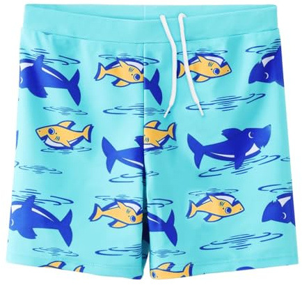 Hoseay Costume da Bagno Bambini Asciugatura Rapida Pantaloncini 3-11 Anni | Piscina Fodera in Rete, Traspirante Boxer da Bagno per Ragazzi, con Vita Elastica, Leggero Shorts, Surf Nuoto