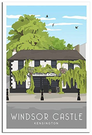 1000-teiliges Puzzle „Windsor Castle Kensington London“ für Erwachsene, 38 x 26 cm