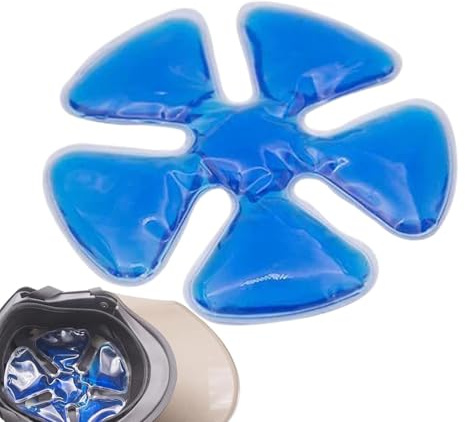 Compresse rafraîchissante en gel pour casque de vélo, refroidissement portable pour casque, camping, randonnée, sports de plein air, escalade, cyclisme