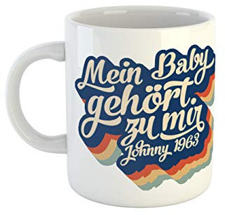 clothinx Tasse - Mein Baby Gehört zu Mir - Kult Film Motiv der 80er Jahre - Baby und Johnny Tanzwettbewerb - Liebevoll gestaltetes Magic Movie Design