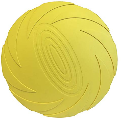 Gloria Frisbee in gomma naturale (grande), taglia unica, colore scelto a caso