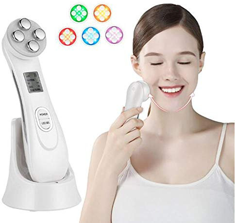 ZLYJ Masajeador Facial Instrumento Multifuncional Fototerapia Facial Aparato Radiofrecuencia para Anti-envejecimiento Arrugas, Limpieza Profunda, Cuidado Facial
