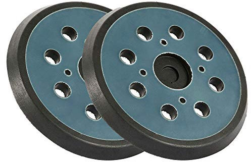 2Pcs Backing Pad 125mm/5 inch Replacemen Sander Pad Round Hook and Loop Backing Pad for High Speed Polishing, Buffing Random Orbital Sander