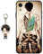 Staremeplz Compatible with iPhone XR Case Anime Design [With Figure Keychain], Soft Silicone Flexible TPU Animation Phone Case for iPhone XR