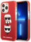 Karl Lagerfeld KLHCP13LTPE2TR Hülle für iPhone 13 Pro / 13 6,1 rot Karl&Choupette Head