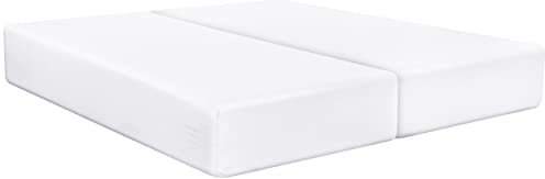 Utopia Bedding Spannbettlaken für Split-Kingsize-Betten, tiefe Taschen, weiche Mikrofaser, einlauf- und lichtbeständig, pflegeleicht, nur 1 Spannbetttuch, Weiß