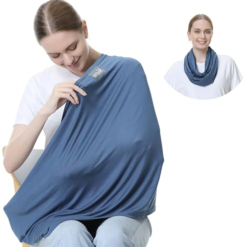 NeoTech Care Stilltuch/-schal - Stillzubehör - weicher Stoff (Blau)